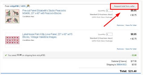 ebay request combined shipping